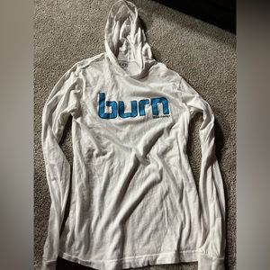burn boot camp long sleeve w hood